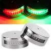 Aramox LED Navigation Lights, Marine Grade Stainless Steel and ABS, Red and Green, 12V/24V, for Ship Boat Yacht, Signal Lamp view 4