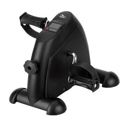 ZOGIN Mini Exercise Bike, Under Desk Pedal Exerciser Arm and Leg Exercise Cycle Bike with LCD Screen Displays (Black)
