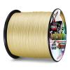 Ashconfish 9 Strands Braided Fishing Line 1500M/1640Yards 30LB PE Fishing Wire Paralell Knitting Ultra Strong Braid Fishing String Yellow view 3