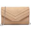 Dasein Women's Evening Bags Formal Party Clutches Wedding Purses Cocktail Prom Handbags (2-Camel) view 1