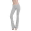 Cotton Spandex Low Rise Bootcut Flare Yoga Pants Legging(Regular Size/Plus Size) S-5XL (32"/34"/36" Inseam) Gray view 1