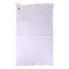 101 BEACH Cotton Golf Bag Towel with Clip (White) view 2