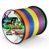 Ashconfish Braided Fishing Line- 9 Strands Super Strong PE Fishing Wire Heavy Tensile for Saltwater & Freshwater Fishing -Abrasion Resistant - Zero Stretch- 500M/547Yds 20LB Multi Color view 2