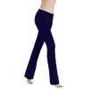 Cotton Spandex Low Rise Bootcut Flare Yoga Pants Legging(Regular Size/Plus Size) S-5XL (32"/34"/36" Inseam) Navy view 2