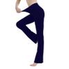 Cotton Spandex Low Rise Bootcut Flare Yoga Pants Legging(Regular Size/Plus Size) S-5XL (32"/34"/36" Inseam) Navy view 3