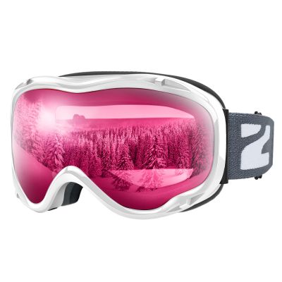 ZIONOR Lagopus Ski Snowboard Goggles UV Protection Anti fog Snow Goggles for Men Women Adult Youth