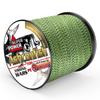 Ashconfish 9 Strands Braided Fishing Line 1000M/1094Yards 310LB PE Fishing Wire Paralell Knitting Ultra Strong Braid Fishing String Black and Yellow view 2