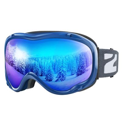 ZIONOR Lagopus Ski Snowboard Goggles UV Protection Anti fog Snow Goggles for Men Women Adult Youth