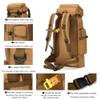 King'sGuard 70L Camping Hiking Backpack Tactical Backpack Military Molle Rucksack Backpack for Outdoor view 3