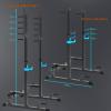 JX FITNESS Squat Rack, Barbell Rack, Bench Press Rack Push Up Multi-Function Weight Lifting Gym/Home Gym view 4