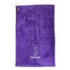 101 BEACH Personalized Men's Golf Bag Towel with Embroidered Name (Purple - Embroidered Name Man)
