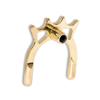 Superbilliards Billiard Pool Cue Solid Brass Screw-on Bridge Head 3 5/8" view 2