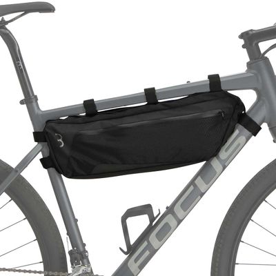 BBB Cycling BSB-142 MiddleMate Frame Bag Top Tube Bikepacking Waterproof with Easily Adjustable Straps Lightweight,Large