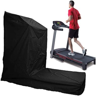 UCARE Treadmill Cover Outdoor Running Machine Dustproof Waterproof Cover Black Home Gym Treadmill Waterproof Protection Covers for Non-Folding & Folding Treadmills (M: 72x35.5x60.6in/185x91x155cm)