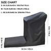 UCARE Treadmill Cover Outdoor Running Machine Dustproof Waterproof Cover Black Home Gym Treadmill Waterproof Protection Covers for Non-Folding & Folding Treadmills (M: 72x35.5x60.6in/185x91x155cm) view 3