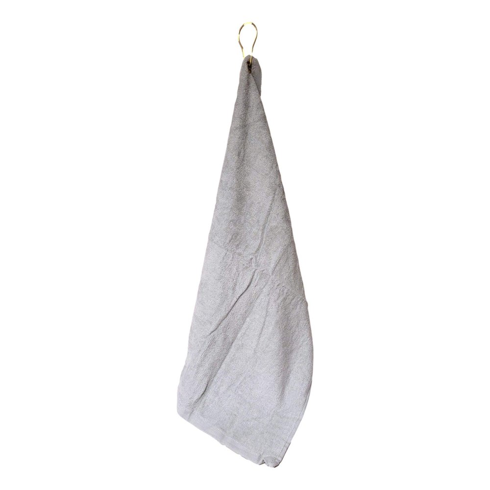 101 BEACH Cotton Golf Bag Towel with Clip (Gray)