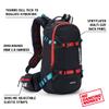 USWE Pow 25L, Ski and Snowboard Backpack with Back Protector, for Men and Women. Insulated Snow Hydration Pack with Thermo Cell Freeze Protection. Bounce Free. Black. view 3