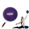 CIZEBO Small Exercise Ball for Between Knees, 6 inch Pilates Ball with Pump, Mini Yoga Core Ball Physical Therapy, Purple view 1