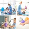 CIZEBO Small Exercise Ball for Between Knees, 6 inch Pilates Ball with Pump, Mini Yoga Core Ball Physical Therapy, Purple view 4