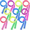 Elcoho 10 Pack Colorful Kids Jump Rope Set Adjustable Plastic Kids Jump Rope Skipping Rope Outdoor Jump Ropes Great Party Favor view 1