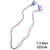 Elcoho 10 Pack Colorful Kids Jump Rope Set Adjustable Plastic Kids Jump Rope Skipping Rope Outdoor Jump Ropes Great Party Favor view 3