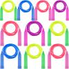 Elcoho 10 Pack Colorful Kids Jump Rope Set Adjustable Plastic Kids Jump Rope Skipping Rope Outdoor Jump Ropes Great Party Favor view 4