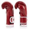 Fairtex Muay Thai Boxing Gloves BGV9 - Heavy Hitter Mexican Style Training & Sparring Gloves for Kick Boxing MMA K1 (Red/White Piping, 10 oz) view 4
