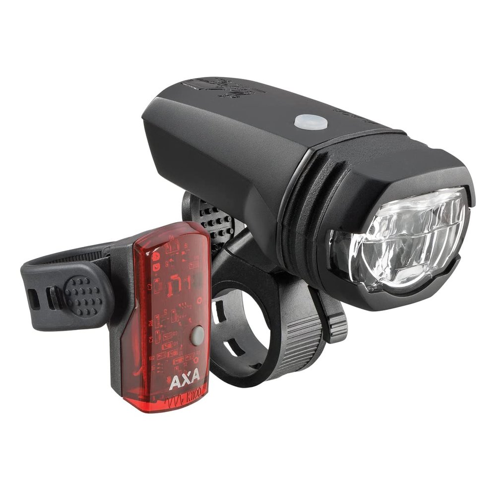 AXA Unisex Adult Greenline 50 Set Lighting Set, Black, One Size