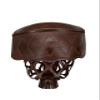 Joy's Billiard Pool Table Pockets, Leather Pool Table Pockets, Billiard Pockets, Made of Real Leather, Diamond Pattern Shield, Walnut Color, Set of 6 view 1