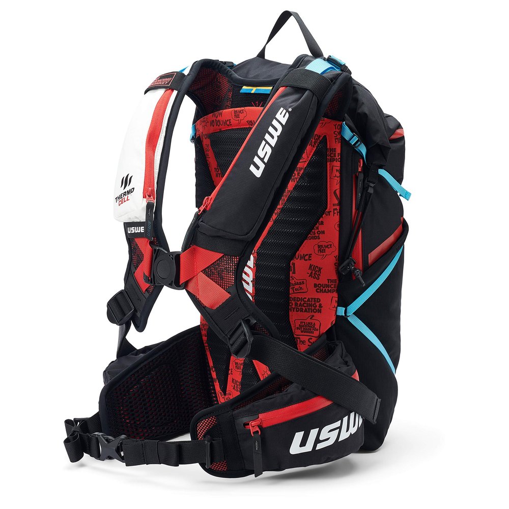 USWE Hajker 30L Winter, Backpack with Waterproof Rolltop, for Hiking and Skiing. For Men and Women. Insulated with Thermo Cell and Freeze Protection, Black