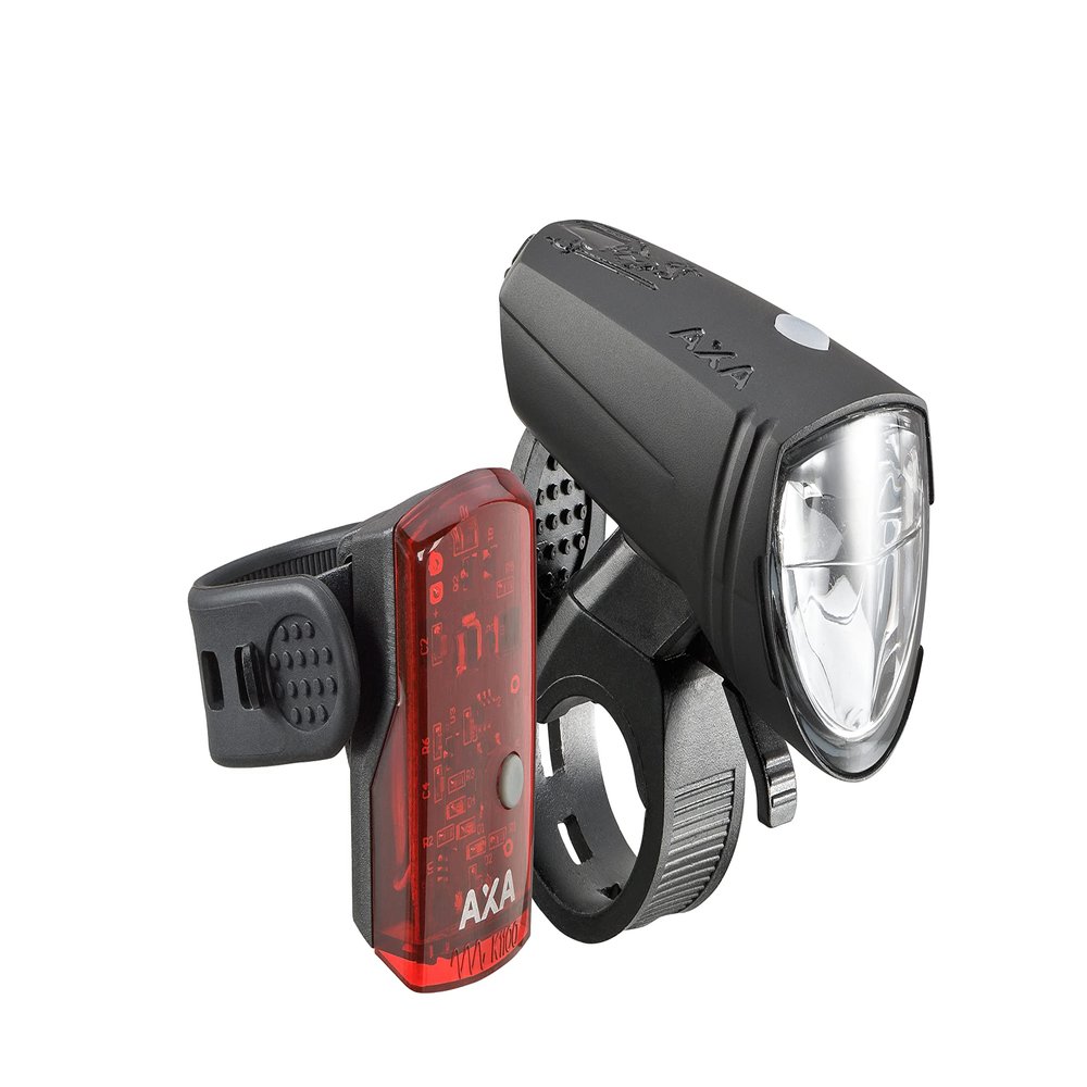 AXA Unisex Adult's Greenline 25 Set Lighting, Black, Standard Size