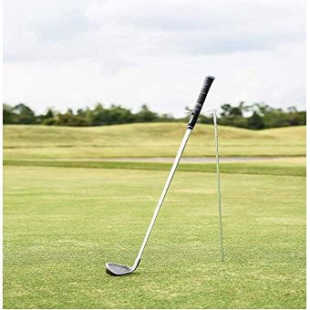 Mobile Pro Shop V-Shaped Golf Club Stand Keeps Your Clubs Clean, Dry & Visible, V-Stick Club Stand Made of Highly Durable Stainless Steel - Easy to Carry Golf Club Holder