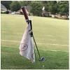 Mobile Pro Shop V-Shaped Golf Club Stand Keeps Your Clubs Clean, Dry & Visible, V-Stick Club Stand Made of Highly Durable Stainless Steel - Easy to Carry Golf Club Holder view 2