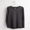 Burton Women's Essential Tech Long Sleeve Crew, True Black Heather, Small view 1