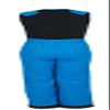 Arctix Kids Limitless Fleece Top Bib Overalls, Nautical Blue, Medium view 2