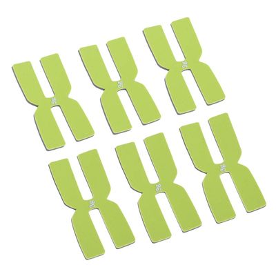 LoveinDIY 6X 3 H Shape Weight/Balance Strips Badminton Racquet Balancer Tape, Green, 4x2cm