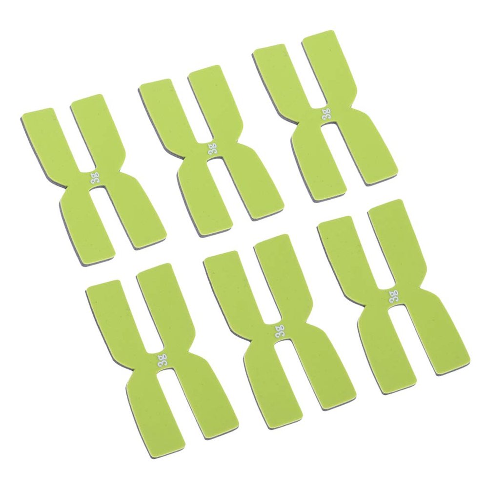 LoveinDIY 6X 3 H Shape Weight/Balance Strips Badminton Racquet Balancer Tape, Green, 4x2cm