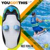 ZUP You Got This All-in-One Board for Kneeboarding, Wakeboarding, Wakeskating, and Wakesurfing, Versatile Design for All Ages, Available in 160 and 260 Models, 51.7" x 23.8" x 4.6, Black view 2