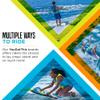 ZUP You Got This All-in-One Board for Kneeboarding, Wakeboarding, Wakeskating, and Wakesurfing, Versatile Design for All Ages, Available in 160 and 260 Models, 51.7" x 23.8" x 4.6, Black view 4