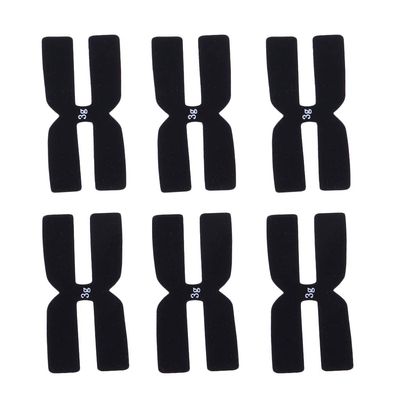 LoveinDIY 6X 3 H Shape Weight/Balance Strips Badminton Racquet Balancer Tape, Black, 4x2cm