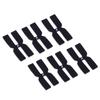 LoveinDIY 6X 3 H Shape Weight/Balance Strips Badminton Racquet Balancer Tape, Black, 4x2cm view 2