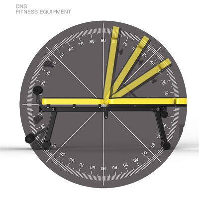 Benches Dumbbell Bench Fitness Equipment Weight Benches Foldable Adjustable Metal Sit-up Stool for Home, Load Bearing 350kg Adjustable Benches (Color : Yellow, Size : 108 * 48 * 44cm)