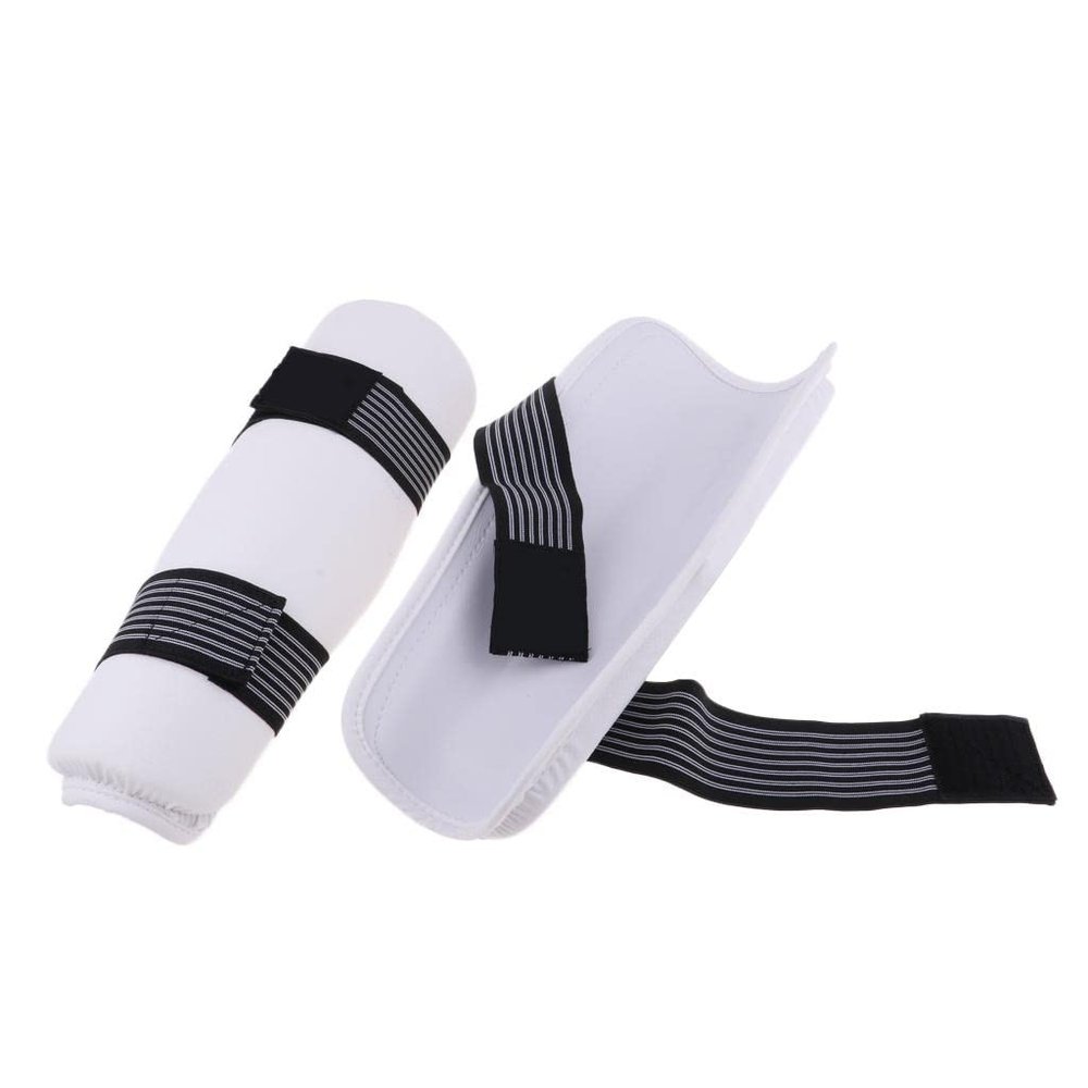 LoveinDIY Adult Taekwondo Shin Guard Martial Arts Protector Sparring Protective Gear - L