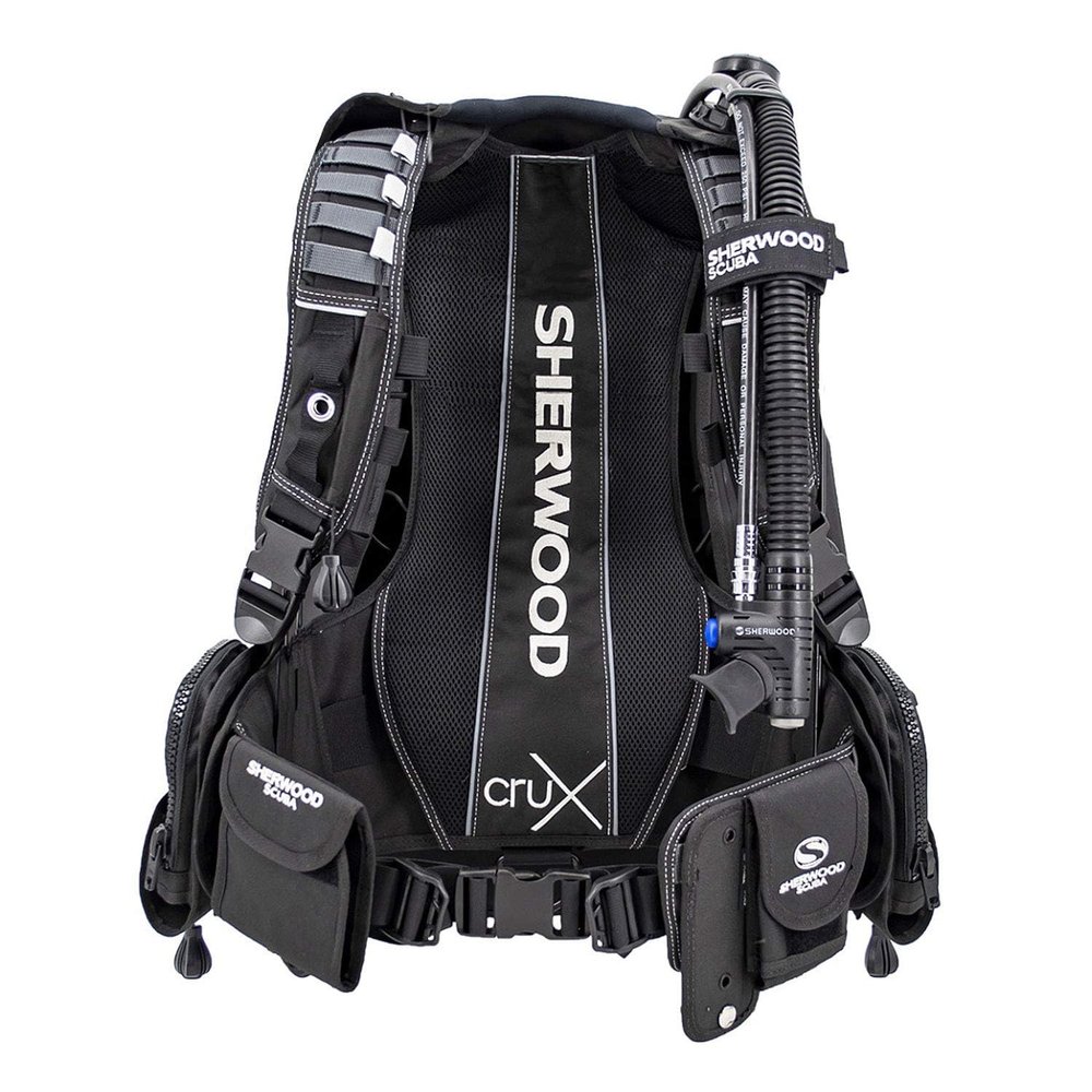 SHERWOOD SCUBA Crux Modular Scuba Diving BCD with 40 lbs of Lift - Tiffany - Medium