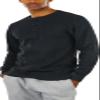 ToBeInStyle Men's Heavy or Medium Weight Premium Waffle Thermal Long Sleeve Crewneck Shirt - Charcoal Henley - S view 1