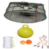 KUFA Sports Tower Style Prawn Trap with 400' Rope, Yellow Float, Vented Bait Jar & Harness Combo (CT77+PAS55+HA2) view 1