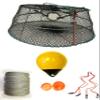 KUFA Sports Tower Style Prawn Trap with 400' Rope, Yellow Float, Vented Bait Jar & Harness Combo (CT77+PAL305+HA2) view 1
