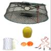 KUFA Sports Tower Style Prawn Trap with 400' Rope, Yellow Float, Vented Bait Jar & Harness Combo (CT77+PAS35+HA2) view 1