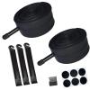 2 Pack 18 x 1.75/1.95/2.125 Bike Inner Tube with Bike Tube Repair Tool Kits, 3 Tire Levers, 6 Self-Adhesive Round Patches, 1 Metal Rasp, Replacement Schrader Valve Bike Bicycle Inner Tubes view 1