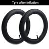 2 Pack 18 x 1.75/1.95/2.125 Bike Inner Tube with Bike Tube Repair Tool Kits, 3 Tire Levers, 6 Self-Adhesive Round Patches, 1 Metal Rasp, Replacement Schrader Valve Bike Bicycle Inner Tubes view 2